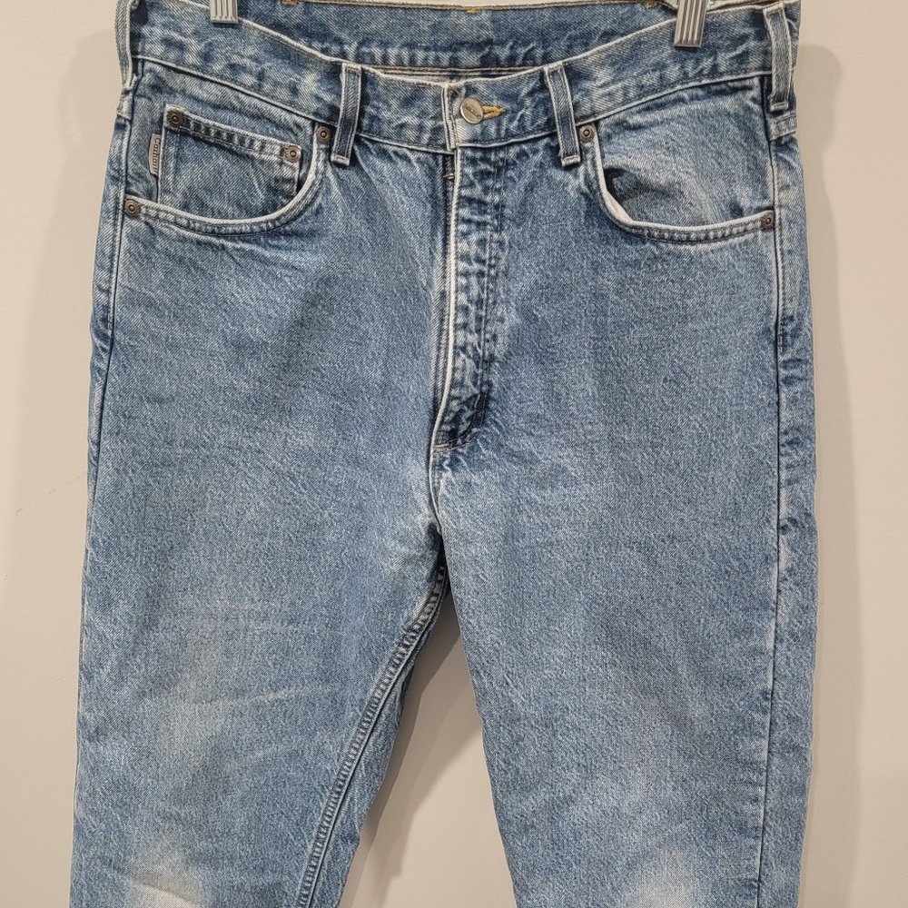 Flannel-Lined Carhartt Jeans 34X30